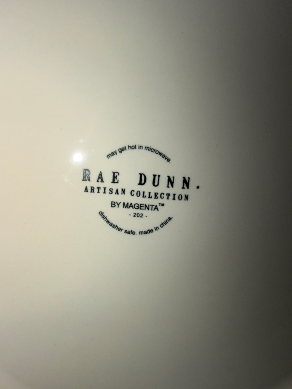 RAE DUNN White Ceramic ‘Dogs Rule’ lettering - Picture 2 of 6